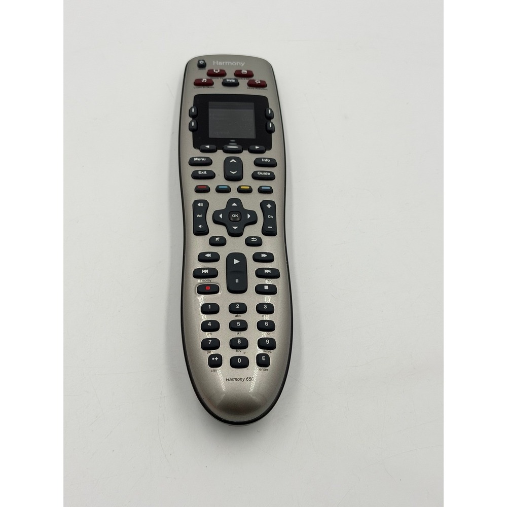 Logitech Harmony 650 Universal Remote Control Silver 915-000159 Tested - Picture 1 of 11